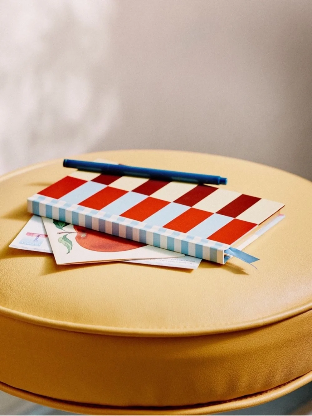 Damson Madder Small Pocket Notebook in Stripes Blocking Colorblock Going Analog